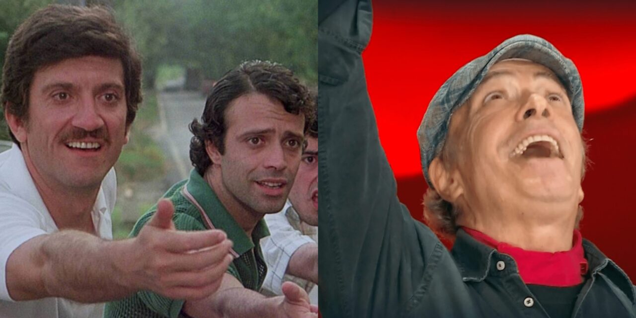 Febbre da Cavallo, l’omaggio di Montesano a Proietti: “Vai Gigi, vai Mandrake, questo è per te”