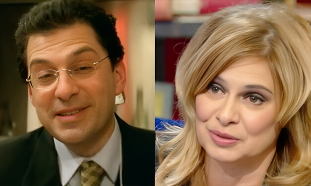 Debora Caprioglio su Fabrizio Frizzi: “Sul set di ‘Non lasciamoci più’ entrammo con la macchina in un bar di Porta Pia”
