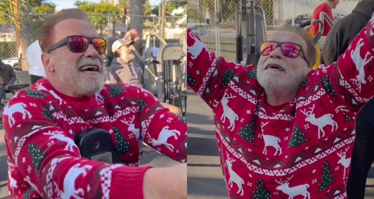 Arnold Schwarzenegger in forma in un video su Twitter: “Non smettete mai di allenarvi”