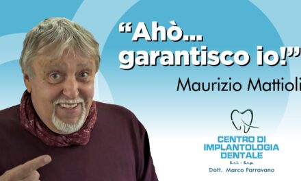 Maurizio Mattioli nel nuovo spot del Centro di Implantologia dentale Marco Parravano