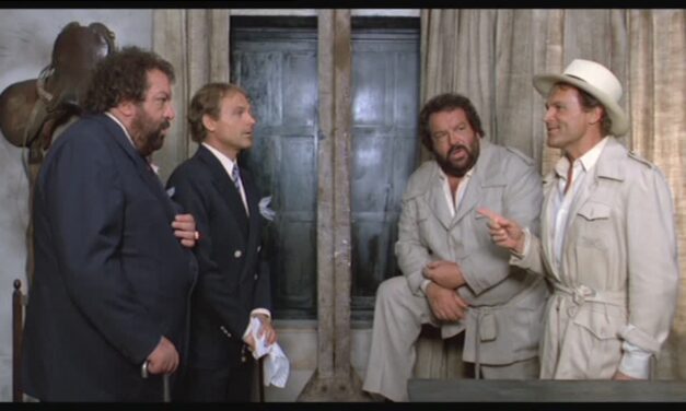 Non c’è 2 senza 4, Giuseppe Pedersoli: “Per un problema assicurativo si rigirarono delle scene ma Bud così perse di spontaneità, Terence invece si perfezionò”