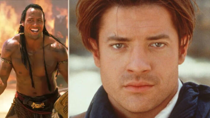 La Mummia, reunion tra Dwayne Johnson e Brendan Fraser: ecco il video