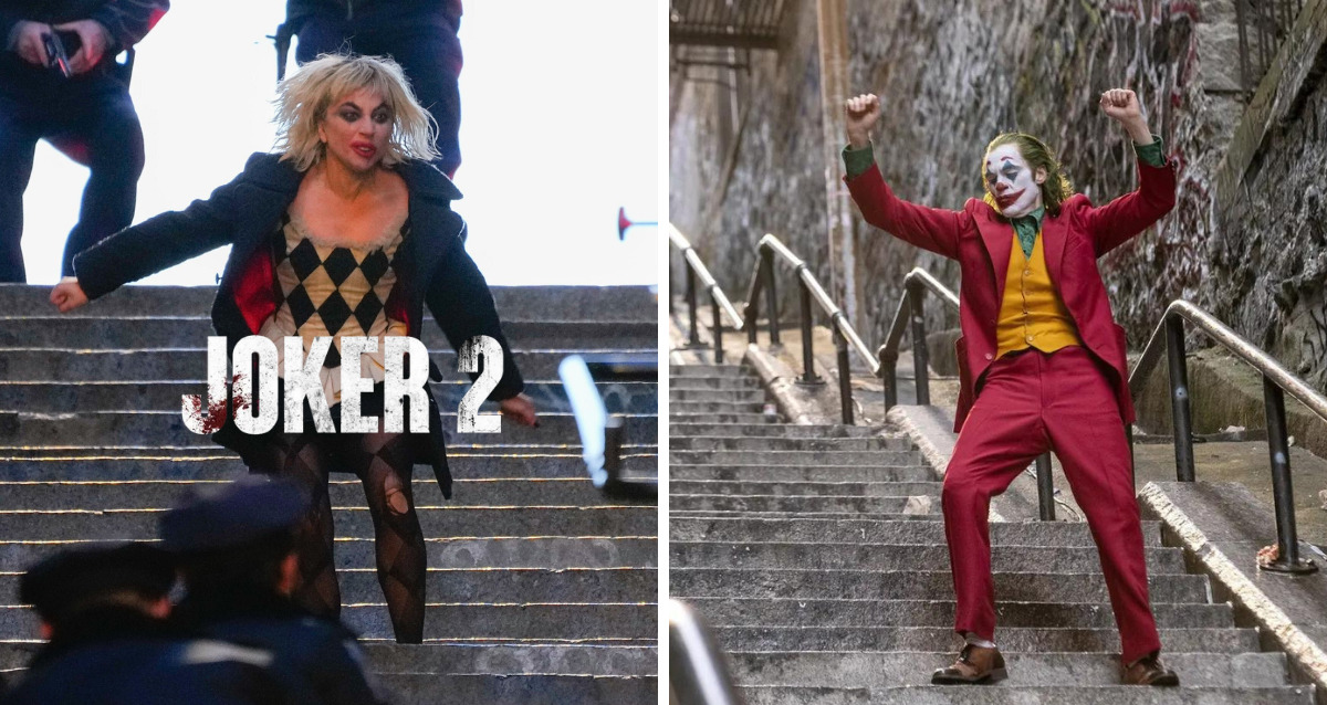 Joker 2: ecco Lady Gaga e Joaquin Phoenix sull’iconica scalinata!