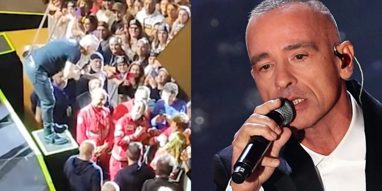 Ramazzotti ferma il concerto per il malore di una fan e sgrida i soccorritori: “Poteva morire, siete arrivati 10 minuti dopo”