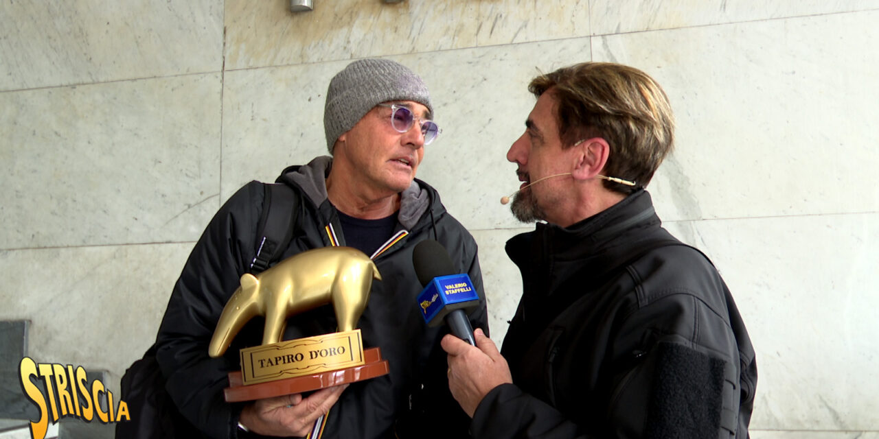 Striscia, Tapiro a Giletti: “Bisogna chiedere a Cairo il perchè mi abbiano mandato via”