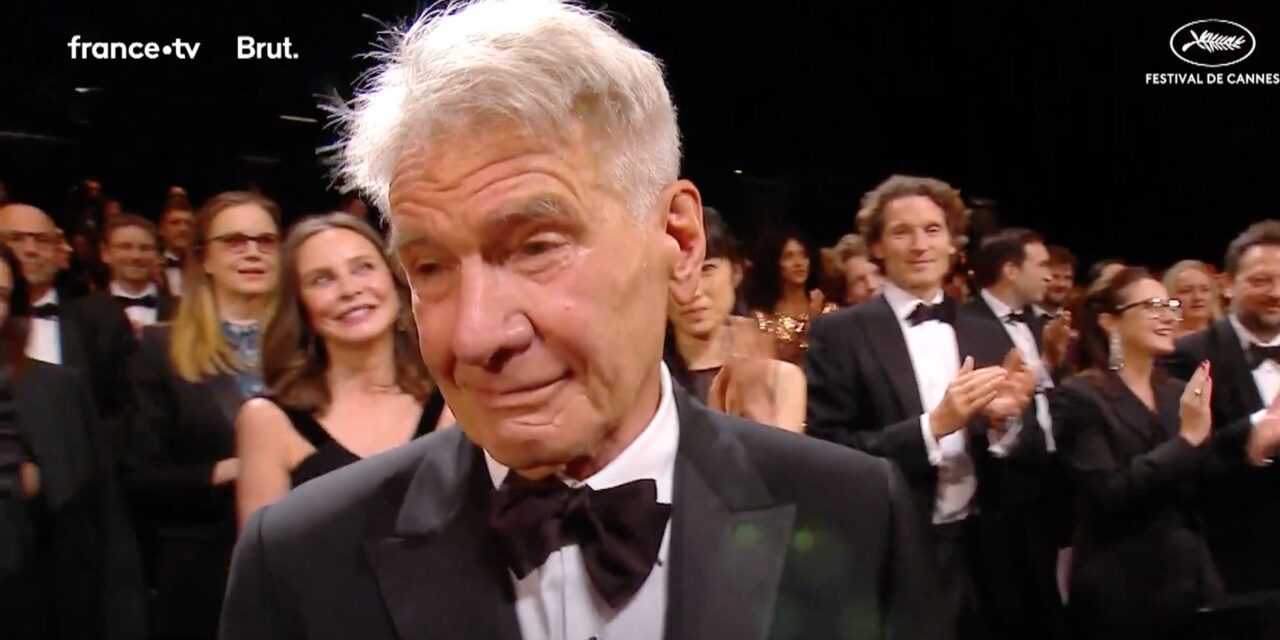 Cannes: Harrison Ford si commuove in sala dopo la proiezione di Indiana Jones 5