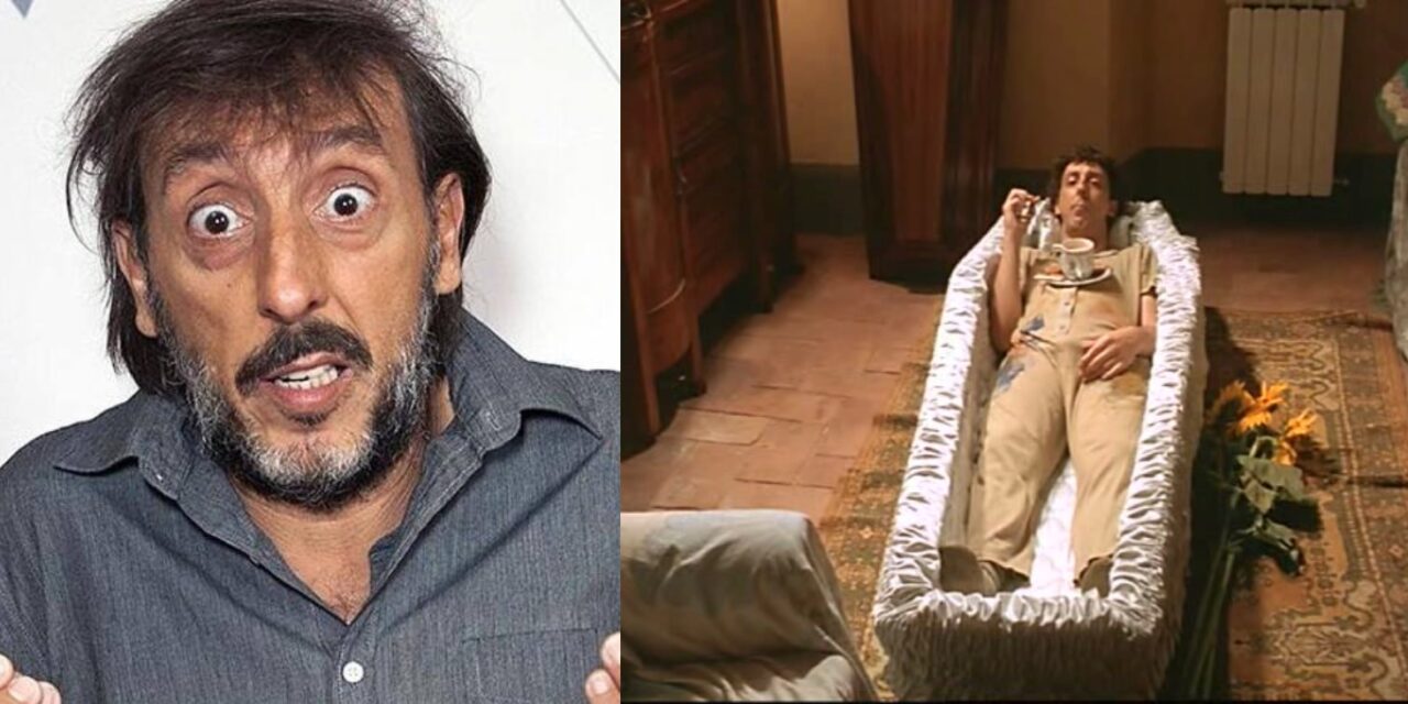 Massimo Ceccherini: “Quando morirò dovrò litigare con Pieraccioni, la scena della bara aperta mi ha marchiato. Per colpa sua mi farò cremare”