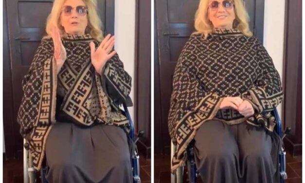 Iva Zanicchi in sedia a rotelle dopo la caduta: “Me la sono vista brutta, sono viva per miracolo. Qualcuno lassù mi protegge”