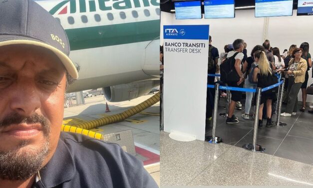 Enrico Brignano furioso a causa del ritardo del volo per Bari: “Show a rischio, la prossima volta prendo il treno”