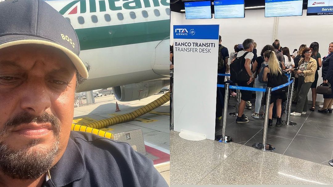Enrico Brignano furioso a causa del ritardo del volo per Bari: “Show a rischio, la prossima volta prendo il treno”