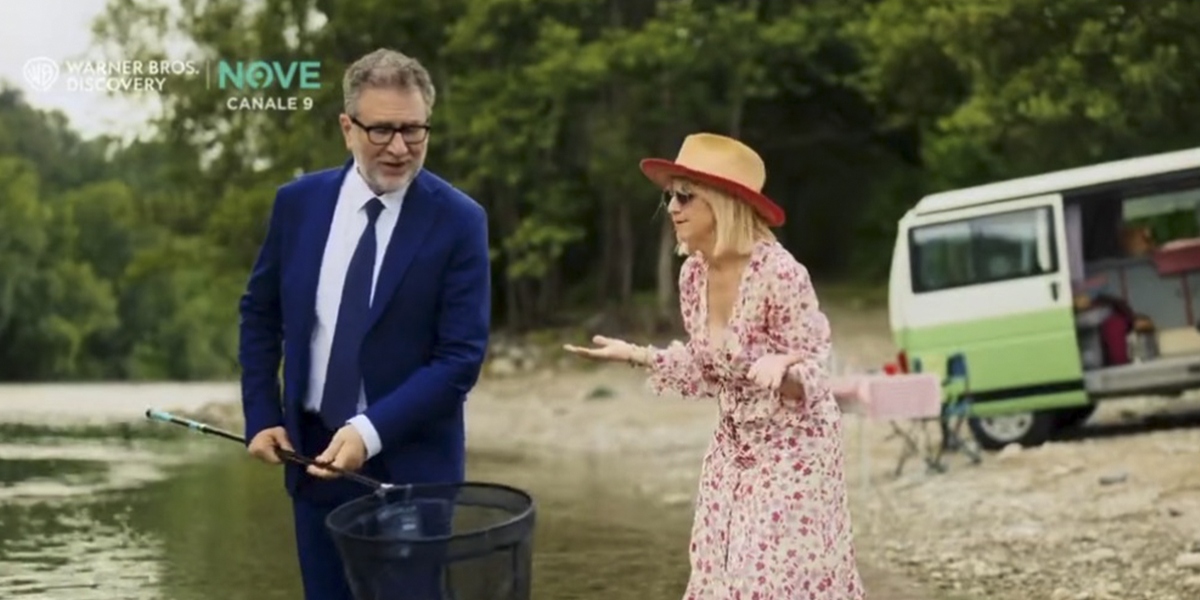 Fabio Fazio e Luciana Littizzetto nel primo promo di Che tempo che fa su Nove: piccola frecciatina alla Rai