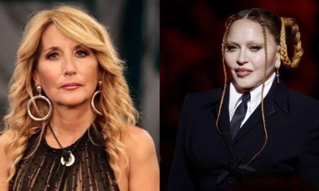 Jo Squillo sui ritocchini di Madonna: “Mi fa tristezza, è un mito che si è arresa a un sistema malato” che non permette”.
