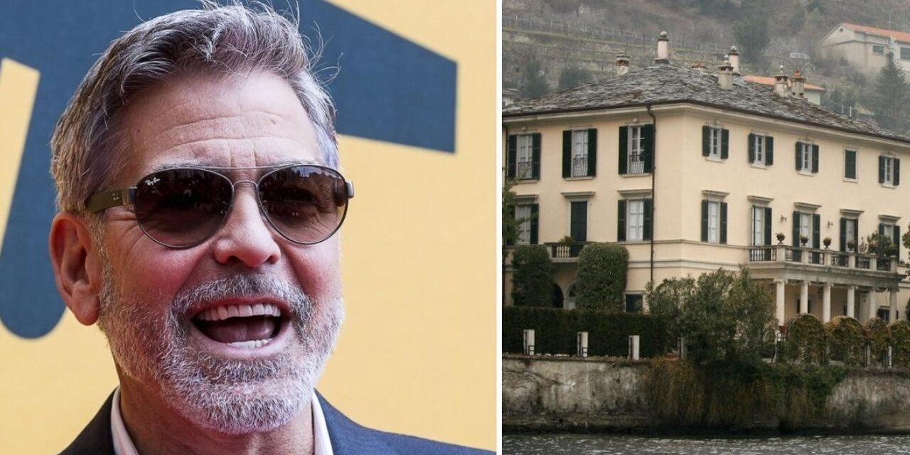 George Clooney vende la villa sul Lago di Como, l’ex sindaco di Laglio: “Grazie per la visibilità che ci ha regalato in questi anni”