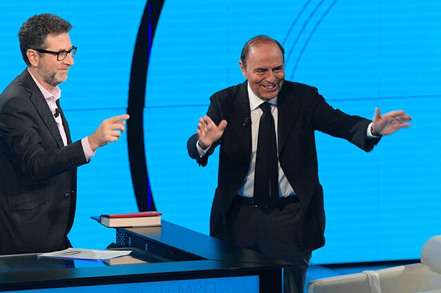 Bruno Vespa su Fazio: “È andato via liberamente, ha scelto una situazione di contratto più conveniente”