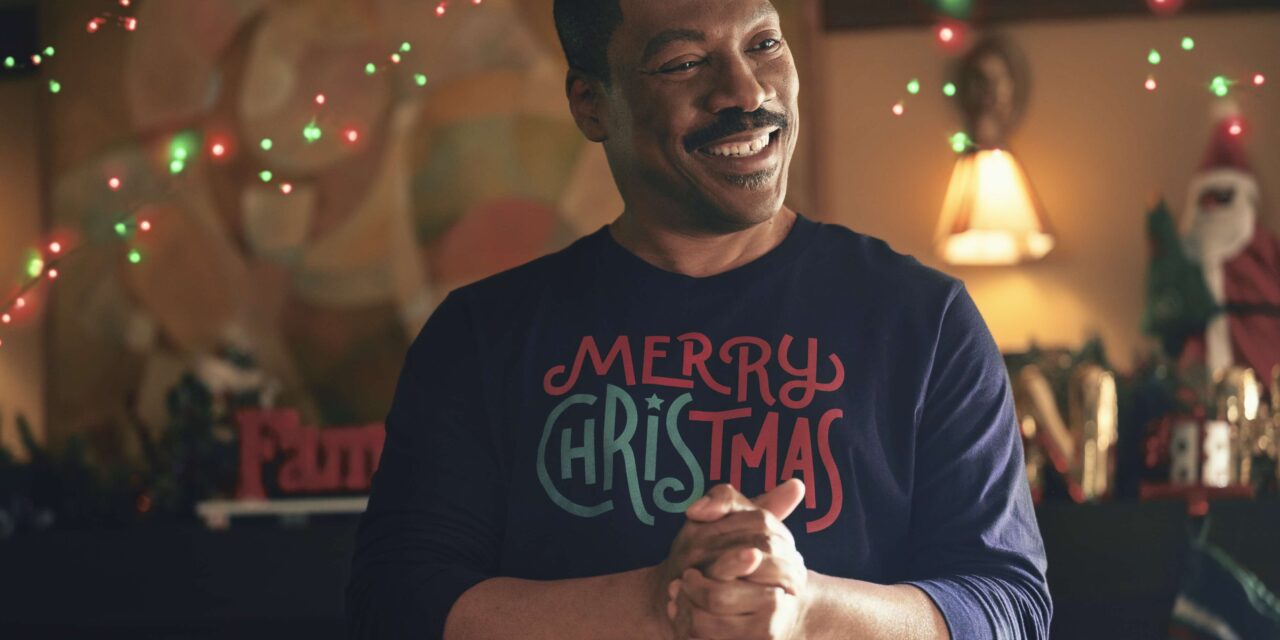Buon Natale da Candy Cane Lane, le prime immagini e il poster del film di Natale con Eddie Murphy