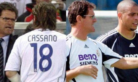 Fabio Capello: Cassano? Litigai per le patatine fritte. Ronaldo? Gli piaceva fare festa, lo sconsigliai a Berlusconi”