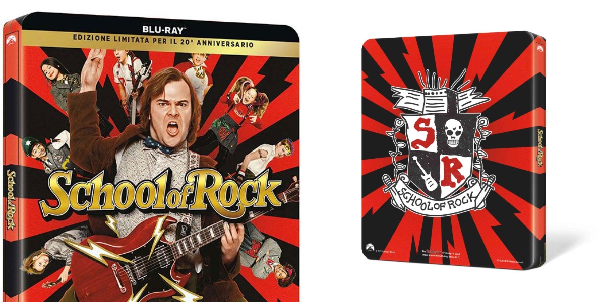 School of Rock disponibile in Steelbook Blu-ray – Edizione 20° Anniversario (Blu-ray)