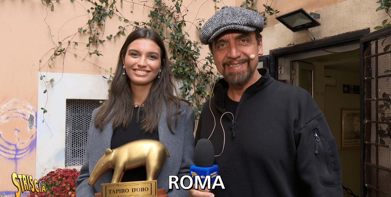 Striscia, Tapiro D’Oro a Miss Italia 2023, figlia del senatore Bergesio: “Sorrido a tutti quelli che mi criticano”