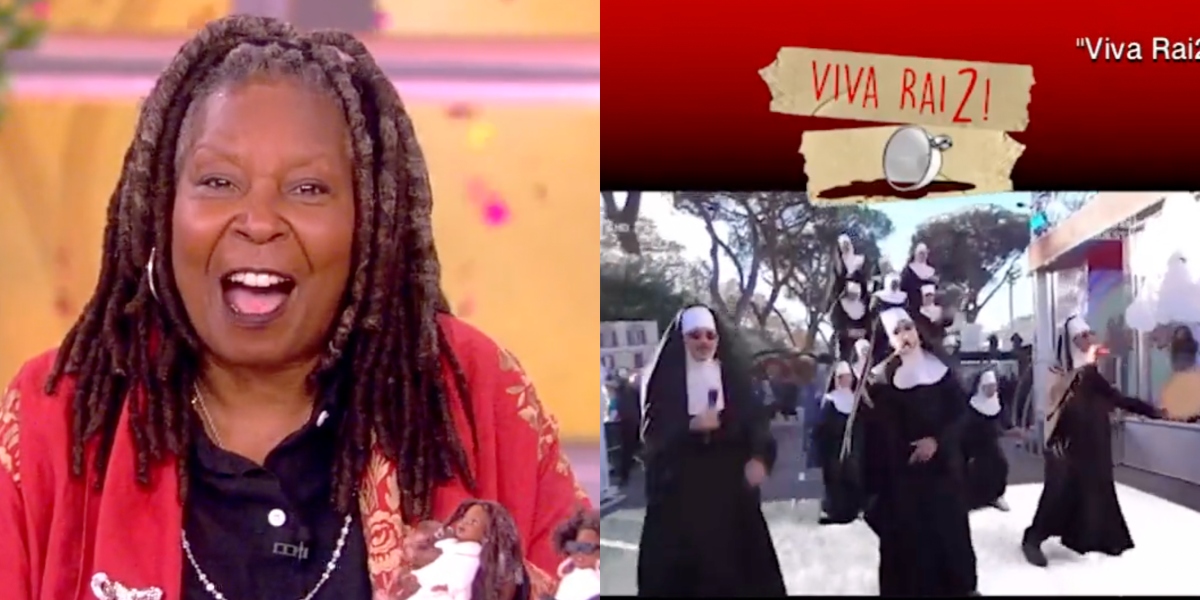 Whoopi Goldberg ringrazia Fiorello, Mahmood per l’omaggio a Viva Rai2!