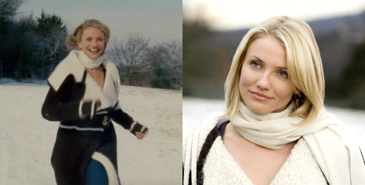 L’amore non va in vacanza, Cameron Diaz: “La scena in cui corro con i tacchi sulla neve c’è voluta una settimana per girarla, non era nel copione”