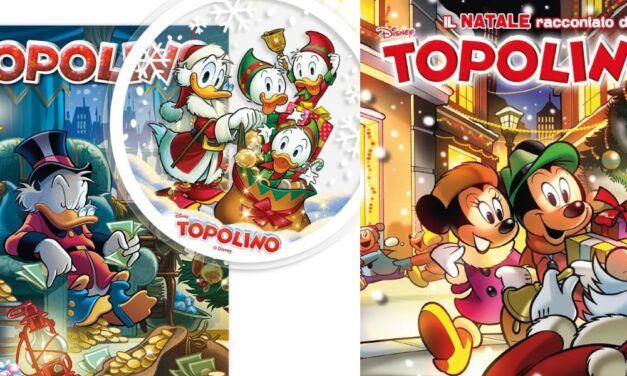 È già Natale con Topolino: da domani in edicola il numero 3550 con una cover speciale e gli addobbi natalizi da collezione