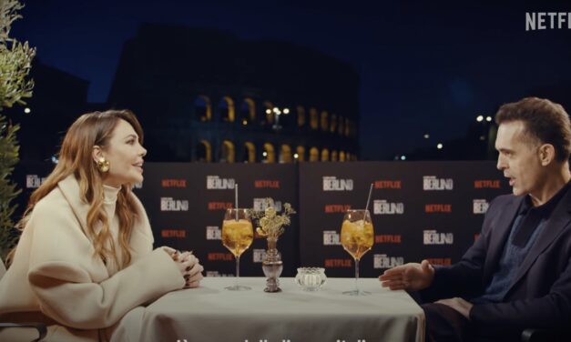 Ilary Blasi, spritz al Colosseo con Berlino de La casa di carta: «Insegnami una frase un po’ romantica in spagnolo»