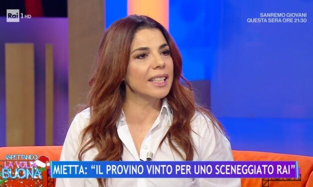 Mietta: “Ho sofferto di bulimia. Mi sono resa conto che rifiutavo il mio corpo. Avevo un rapporto compulsivo con il cibo”