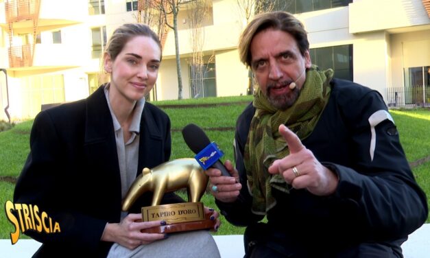 Striscia la Notizia, Tapiro d’oro a Chiara Ferragni: «Me lo merito, ho sbagliato. Ma la sentenza è spropositata»