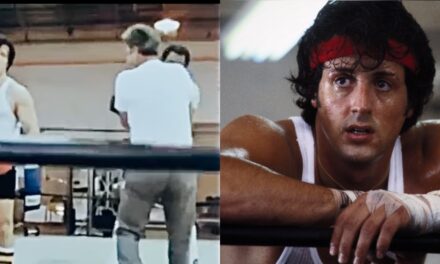 Rocky 2, Stallone condivide un raro video durante le prove del combattimento finale con Apollo