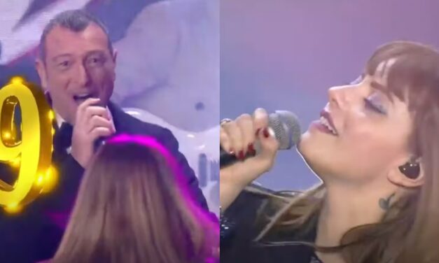 L’anno che verrà, Amadeus interrompe Annalisa pochi secondi prima della mezzanotte: “Vieni, vieni, ci siamo”
