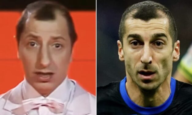 Mkhitaryan sulla somiglianza con Pippo Franco: “Non lo conoscevo, sono andato a cercarlo su YouTube. La cosa non mi dispiace”