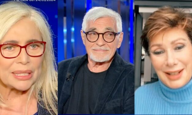 Domenica In, Mara Venier a Luc Merenda: “Sul set di Cattivi Pensieri avevo un cotta per te”