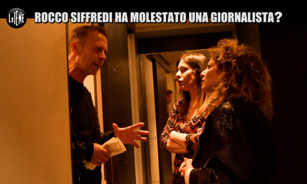 Rocco Siffredi e la giornalista Alisa Toaff riuniti alle Iene, lui scoppia a piangere: “Ho fatto male a due donne con due insulti”
