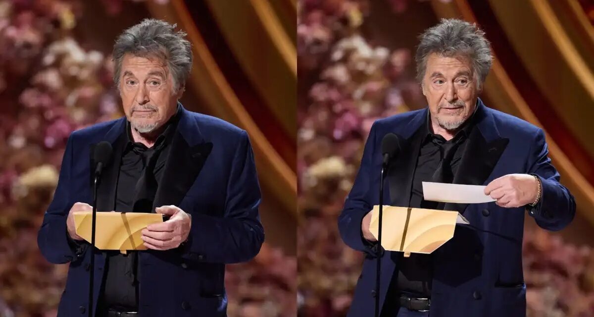Al Pacino, il suo annuncio del Miglior film agli Oscar crea polemiche: “E’ stata una scelta dei produttori”