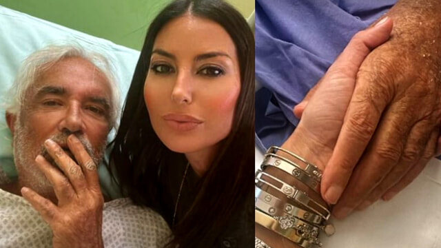 Elisabetta Gregoraci in ospedale con Briatore: “Non mi sono mossa da qui, sono stata accanto a lui per dargli forza”