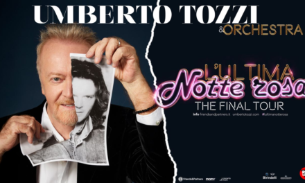 Umberto Tozzi dà il suo addio alla scena live con un ultima tournée