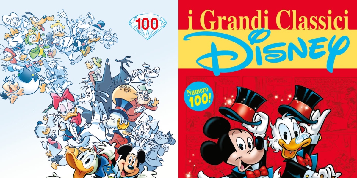 Topolino, arriva il numero 100 dei “Grandi Classici Disney” con un’imperdibile cover variant realizzata da Andrea Freccero