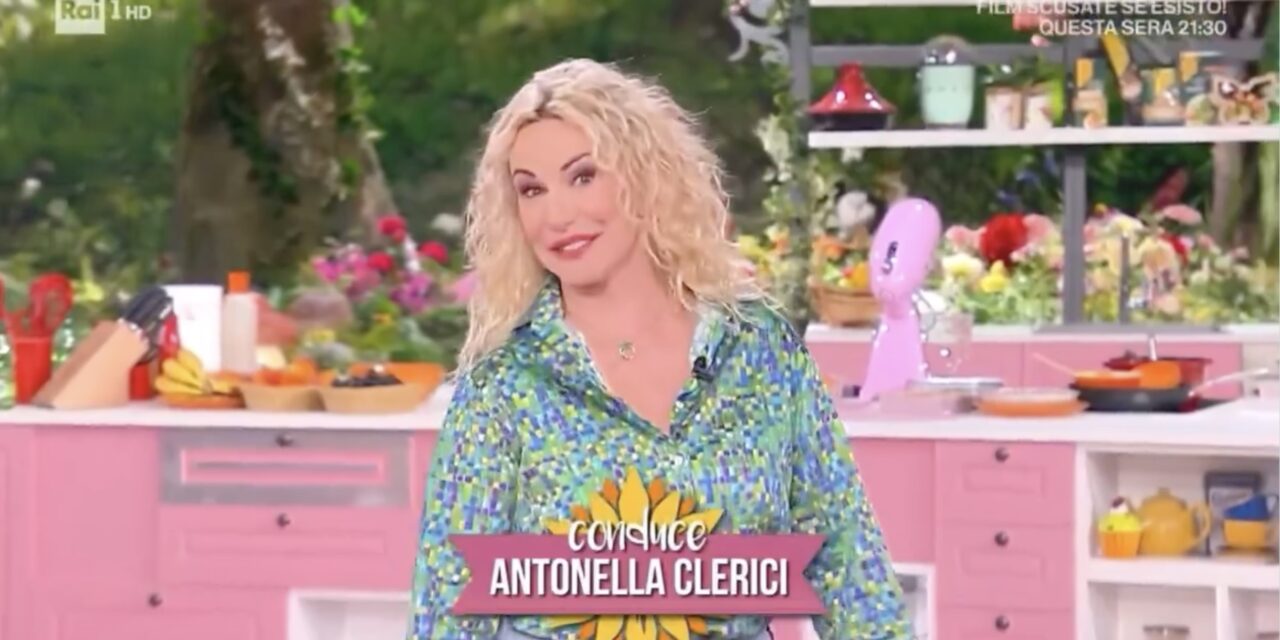 Antonella Clerici invita Ligabue dopo il sugo-gate: “Ti credo, porta il lambrusco e io preparo il sugo”