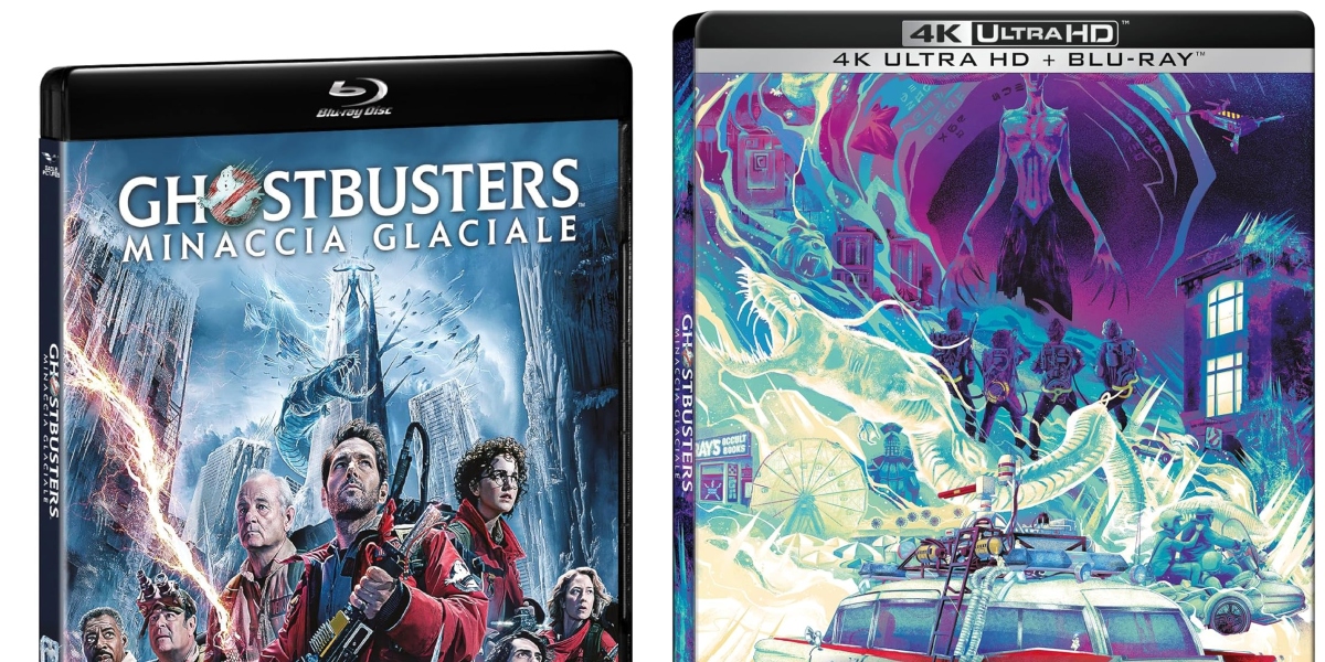 Ghostbusters: Minaccia Glaciale disponibile in DVD, Blu-Ray e in due versioni 4K Steelbook