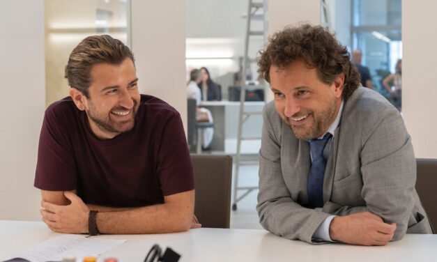 Io e te dobbiamo parlare, la prima foto ufficiale dal set con Alessandro Siani e Leonardo Pieraccioni