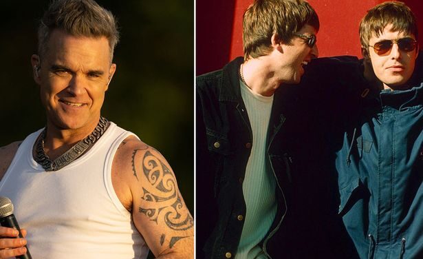Robbie Williams: “Il tour degli Oasis? Una soap opera, eccitante o orrida. Liam canti affinché i soldi del pubblico siano spesi bene”