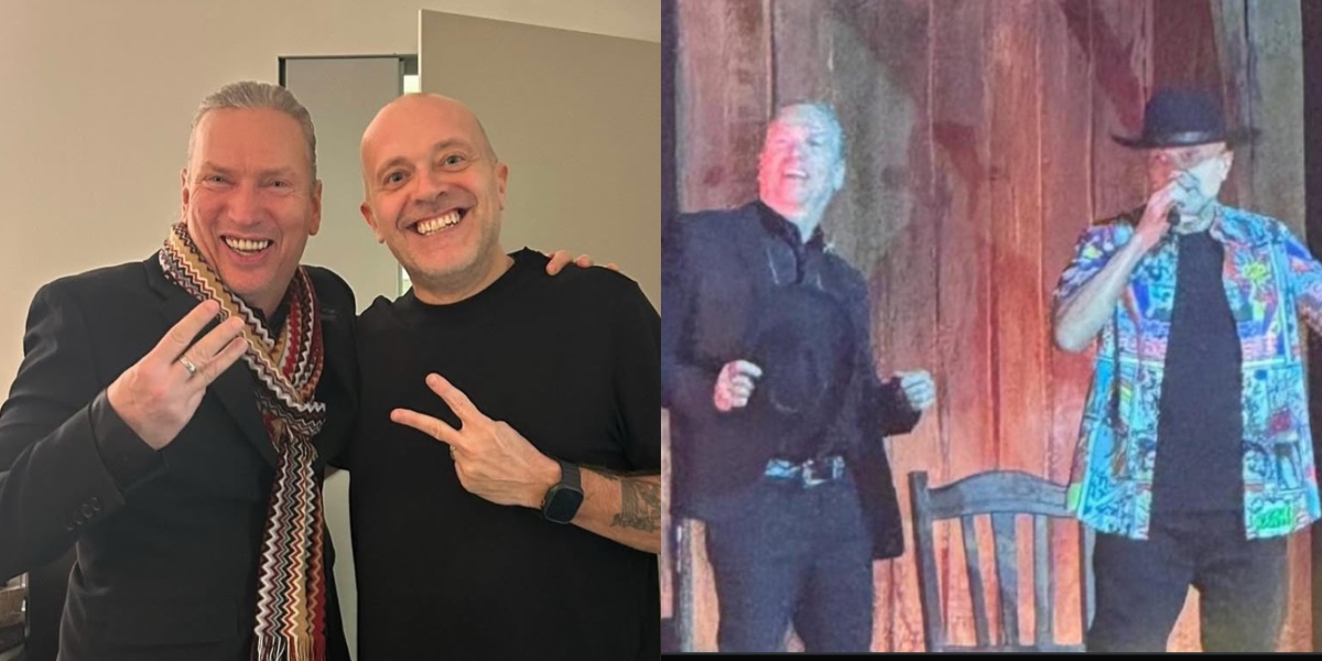 883, reunion durante un concerto tra Repetto e Pezzali: i due cantano Nord Sud Ovest Est