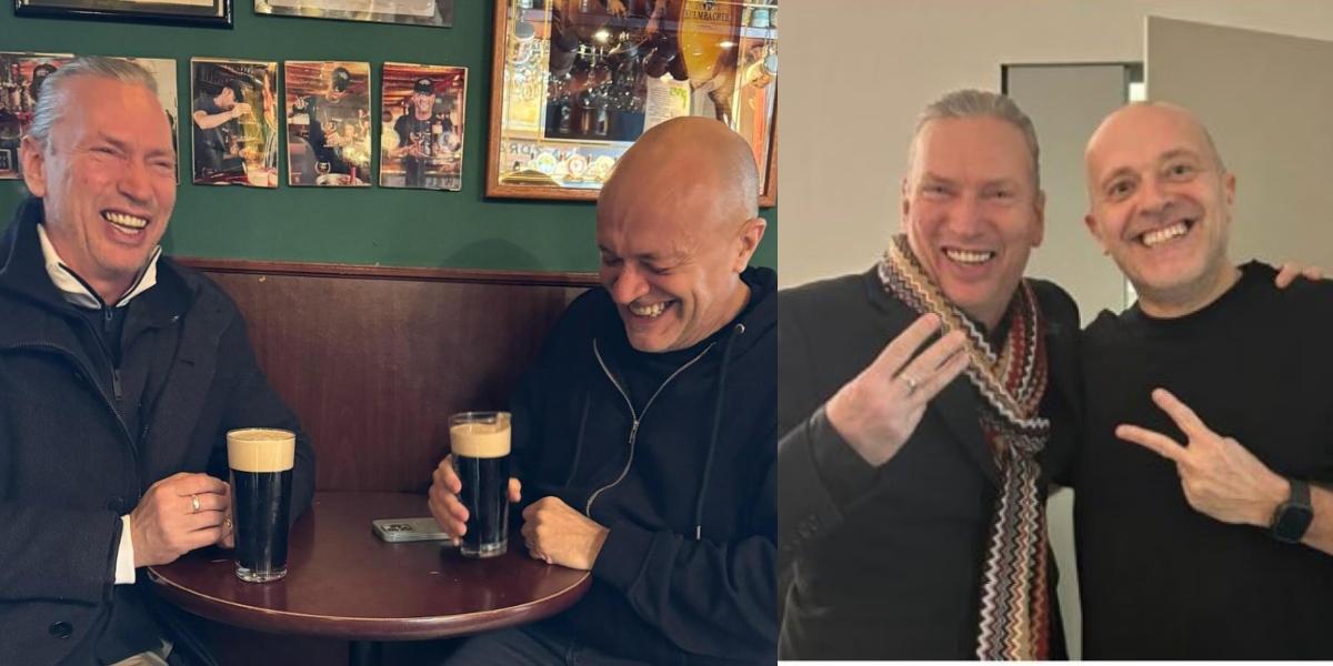 Repetto su Pezzali: “Siamo amici al 100 per cento. Il nostro rapporto ha vissuto diverse fasi, in questa sghignazziamo come facevamo in quarta liceo”