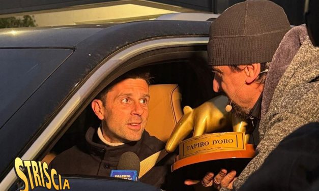 Striscia, Tapiro a Thiago Motta  per il “periodaccio” che vive la Juventus