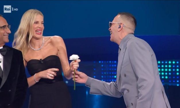 Sanremo, Alessia Marcuzzi su Tormento: “Quando ero più piccola avevo una cotta per lui”