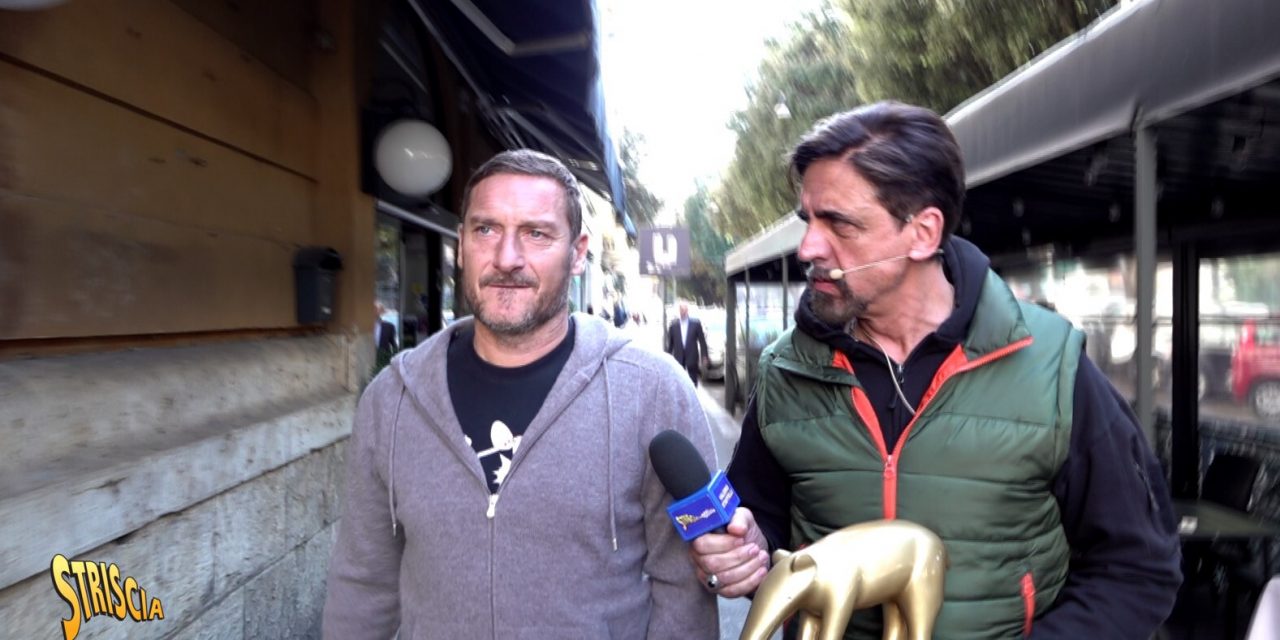 Totti rifiuta il Tapiro di Striscia per il viaggio a Mosca