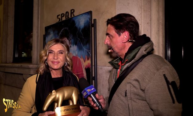 A Myrta Merlino il Tapiro d’oro per il rito scaramantico di Dario Maltese prima di Pomeriggio Cinque