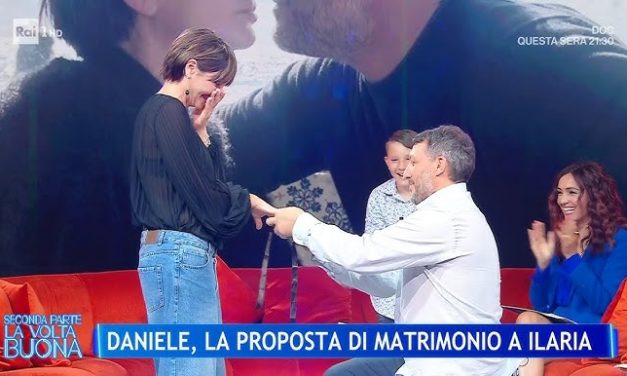 Ilaria Galassi, sorpresa in diretta: proposta di matrimonio a ‘La volta Buona’