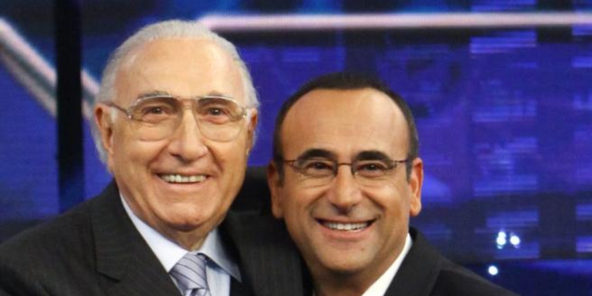 Carlo Conti ricorda Pippo Baudo: “Con te si spenge la tv , la tv che hai inventato”