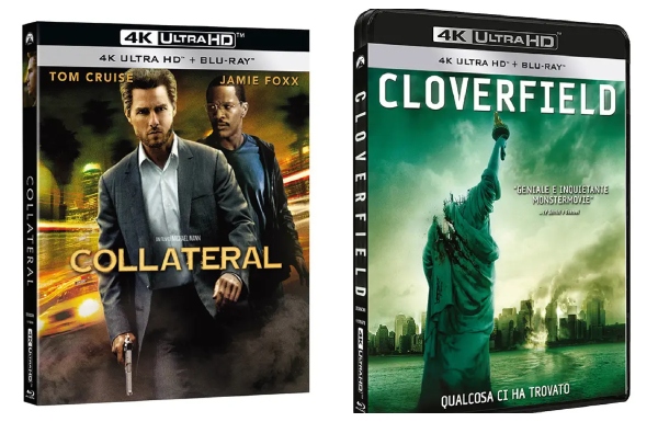 Plaion: Collateral e Cloverfield disponibili in 4K Ultra HD + Blu-ray (Blu-ray)